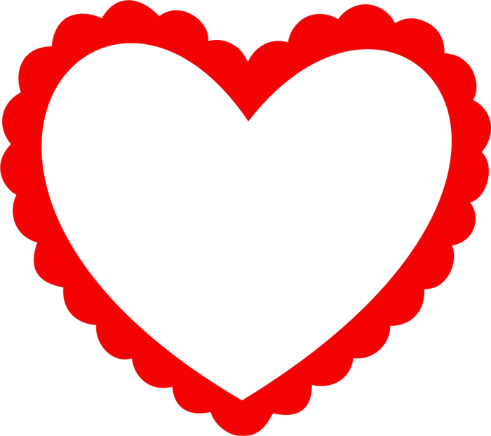 120 шаблонов и трафаретов сердца. Цветные для вырезания из бумаги