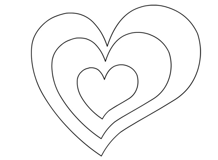 120 шаблонов и трафаретов сердца. Для торта