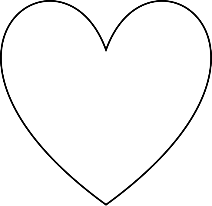 120 шаблонов и трафаретов сердца. Шаблоны для вырезания и распечатки