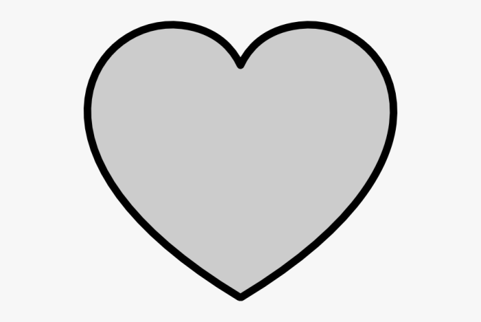 120 шаблонов и трафаретов сердца. Черно-белые для печати