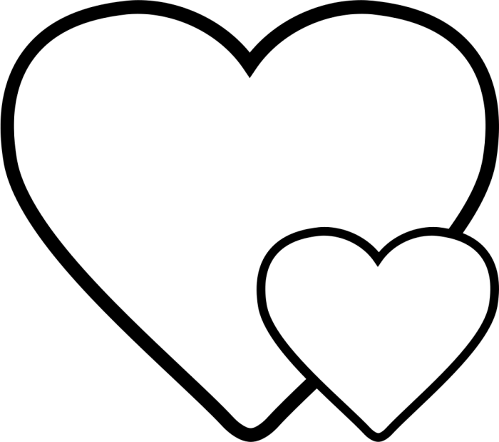 120 шаблонов и трафаретов сердца. Разные размеры