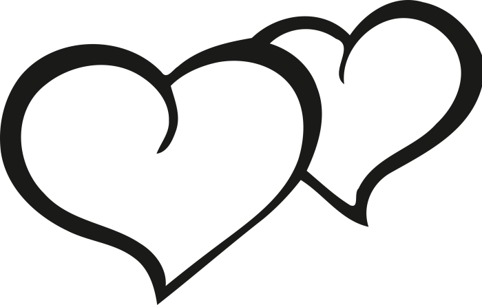 120 шаблонов и трафаретов сердца. Разные размеры