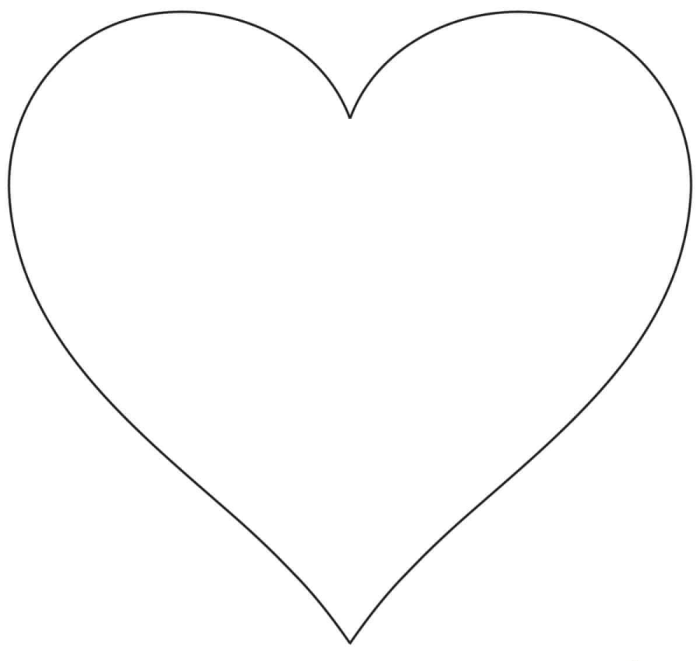 120 шаблонов и трафаретов сердца. Шаблоны для вырезания и распечатки