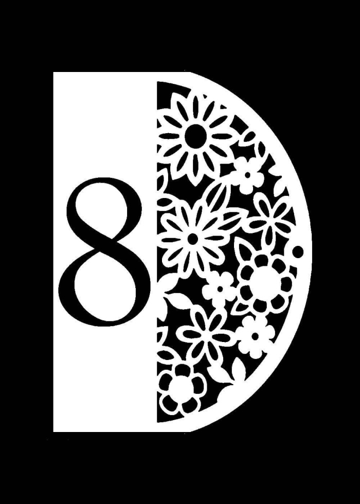 100 шаблонов на 8 марта. Трафареты на 8 марта