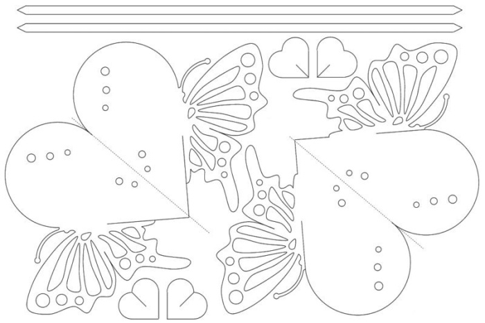 100 шаблонов на 8 марта. Шаблоны для вырезания из бумаги