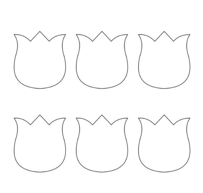 100 шаблонов на 8 марта. Шаблоны для вырезания из бумаги