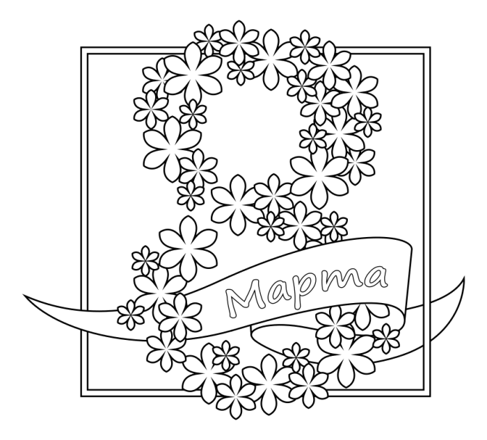 100 шаблонов на 8 марта. Шаблоны для вырезания из бумаги