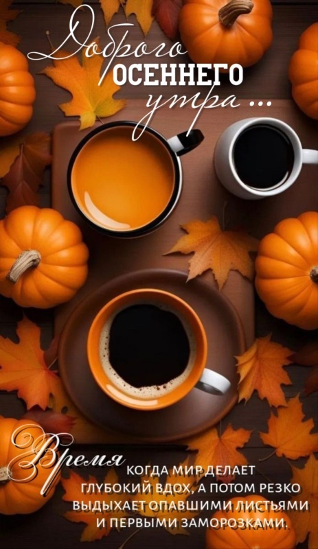 Осенние картинки Доброе утро. Красивые осенние картинки Доброе утро