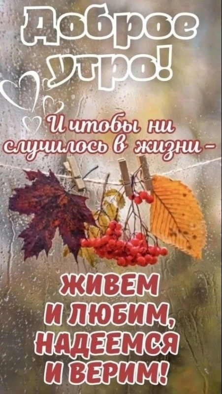 Осенние картинки Доброе утро. Картинки Доброе осеннее утро
