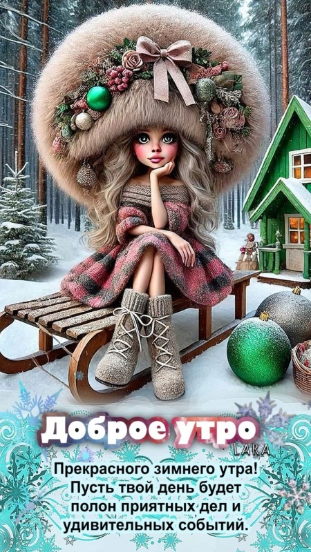 Картинки Доброе утро позитивные и новые. Позитивные картинки Доброе утро (зима)
