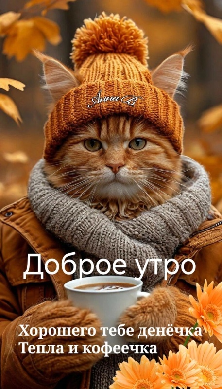 Красивые картинки Доброе утро ноября. Позитивные картинки Доброе утро ноября