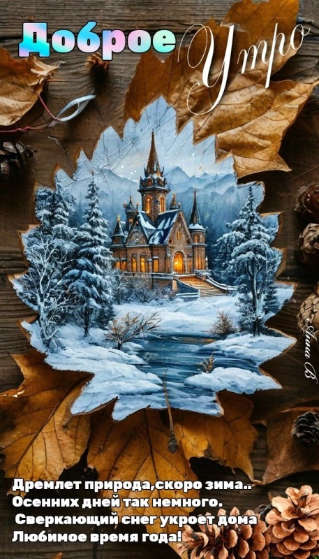 Красивые картинки Доброе утро ноября. Доброе утро ноября - картинки осенние