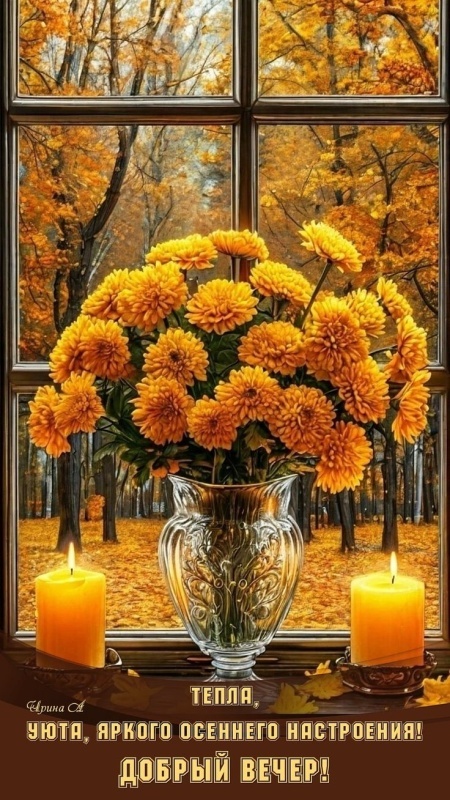 Красивые картинки "Добрый вечер" . Осенние картинки Добрый вечер