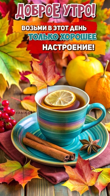 Картинки Доброе утро позитивные и новые. Позитивные и новые картинки с Добрым утром (осень)