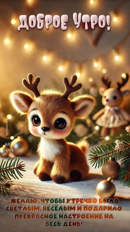 Картинки Доброе утро позитивные и новые. Позитивные картинки Доброе утро (зима)