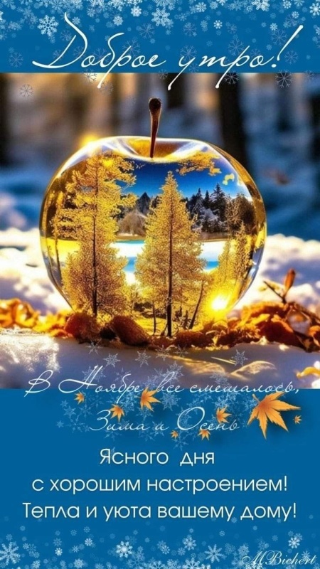 Красивые картинки Доброе утро ноября. Красивые картинки Доброе утро ноября
