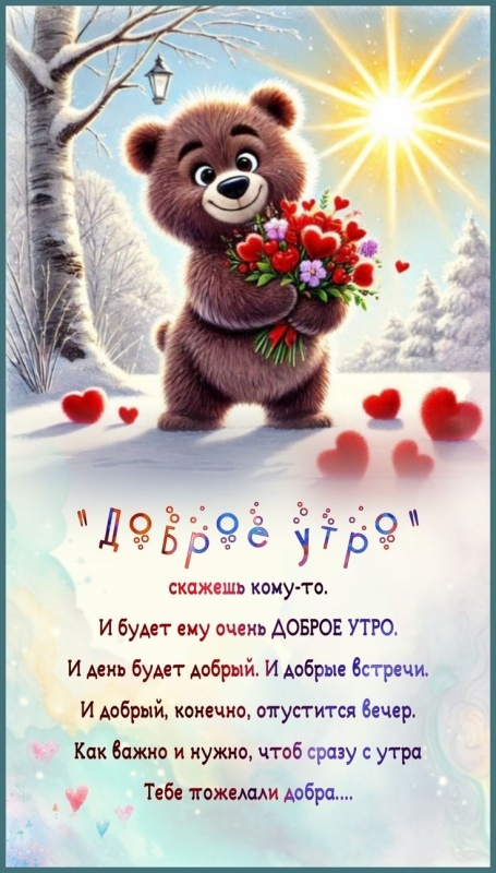 Картинки Доброе утро позитивные и новые. Позитивные картинки Доброе утро (зима)