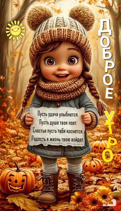 Картинки Доброе утро позитивные и новые. Позитивные и новые картинки с Добрым утром (осень)