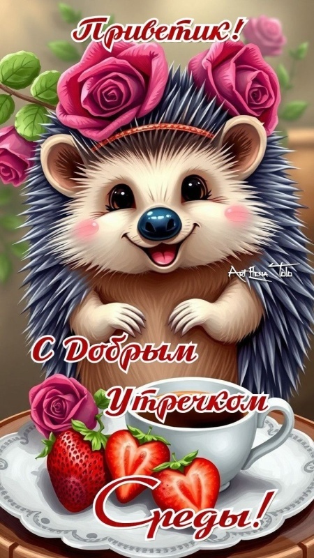Красивые картинки Доброе утро среды. 