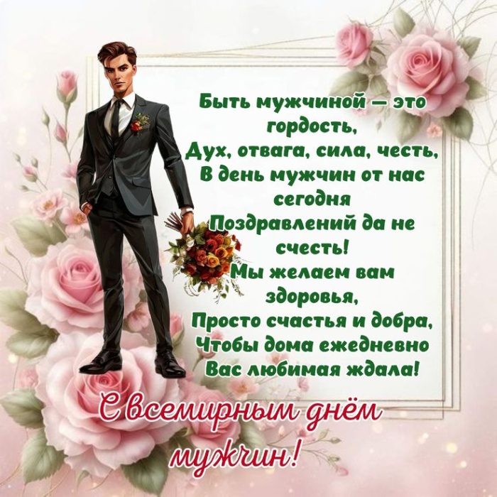 Картинки на Международный мужской день (55 открыток). Всемирный мужской день - картинки с поздравлениями