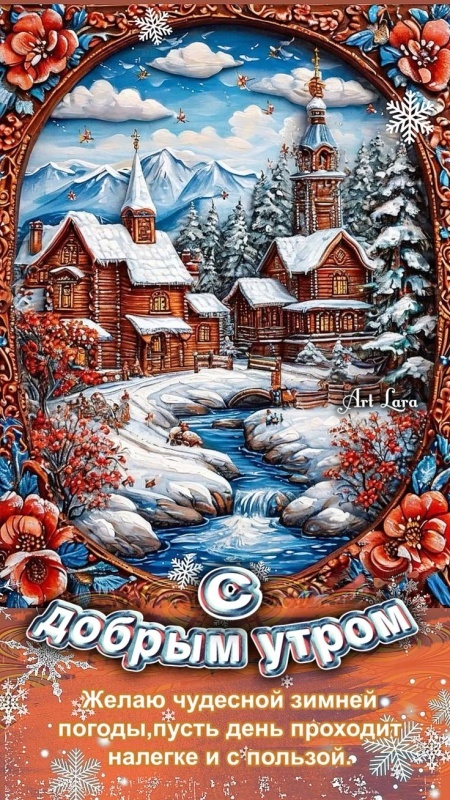 Картинки «Доброе зимнее утро» — коллекция зимних открыток с пожеланиями. Доброе зимнее утро - картинки с пейзажами