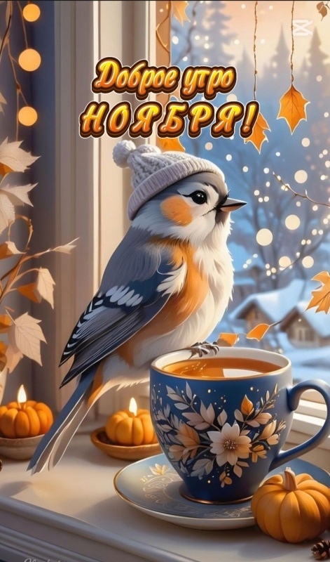 Красивые картинки Доброе утро ноября. Красивые картинки Доброе утро ноября