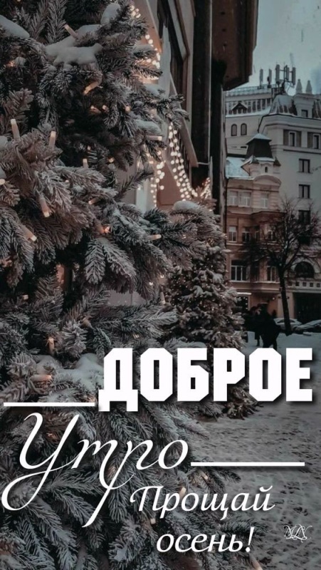 100 картинок с последним днём осени. Картинки "С добрым утром, последний день осени"