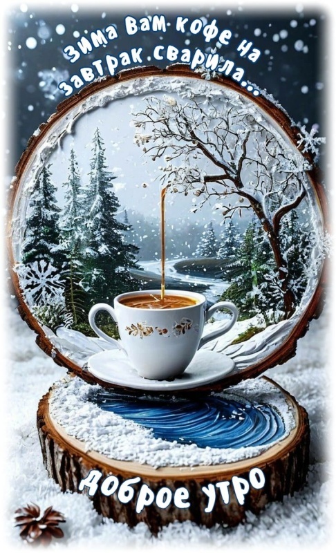 Картинки «Доброе зимнее утро» — коллекция зимних открыток с пожеланиями. Доброе зимнее утро - картинки с пейзажами