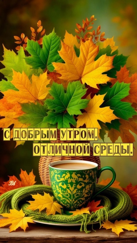 Осенние картинки Доброе утро среды. Осенние картинки с добрым утром среды