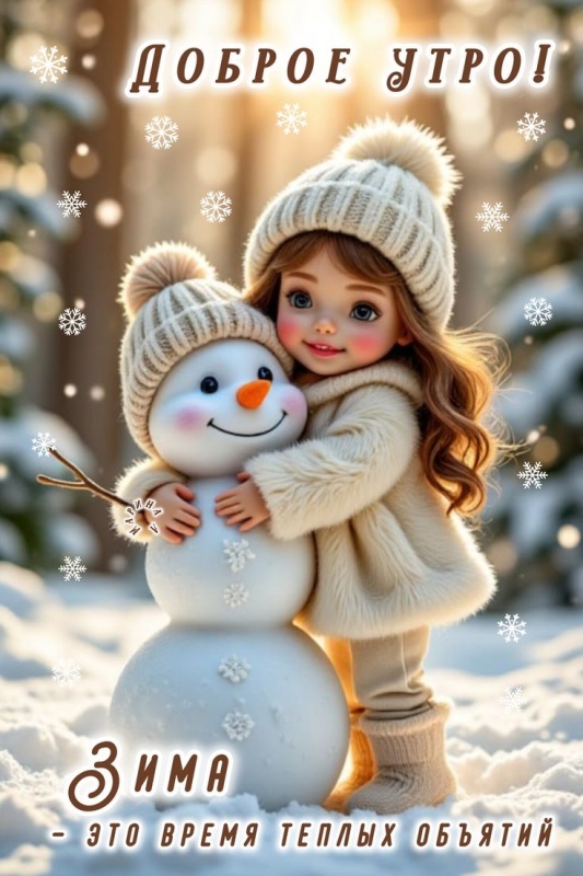 Картинки «Доброе зимнее утро» — коллекция зимних открыток с пожеланиями. Прекрасные картинки Доброе зимнее утро