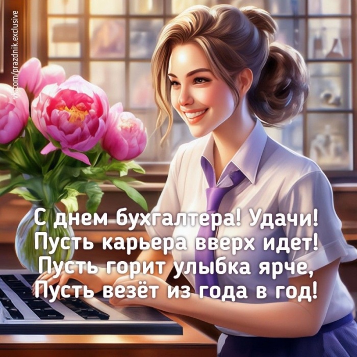 Картинки и открытки на день бухгалтера. Открытки с Днем бухгалтера для коллег