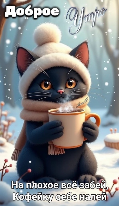 Прикольные картинки Доброе утро. Прикольные картинки Доброе утро (зимние)