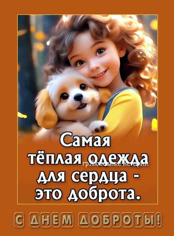Картинки и открытки на Всемирный день доброты. С Днем доброты 2025 - открытки красивые и новые