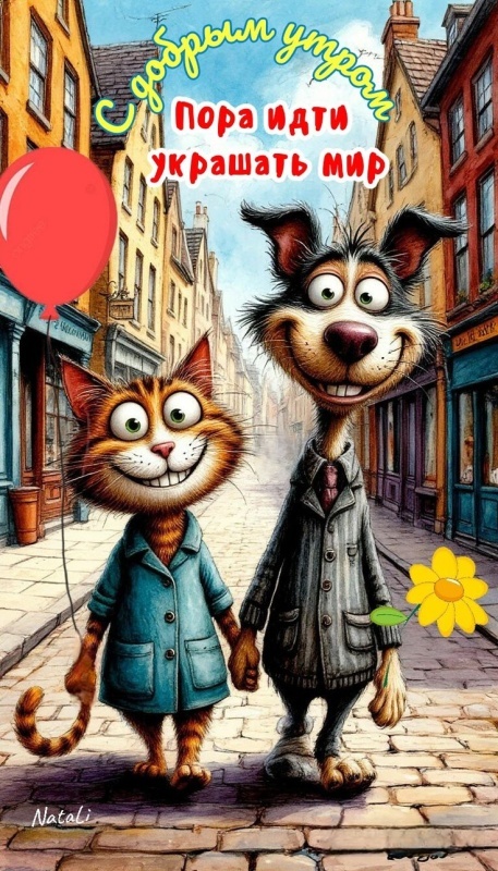 Прикольные картинки Доброе утро. Прикольные картинки с Добрум утром