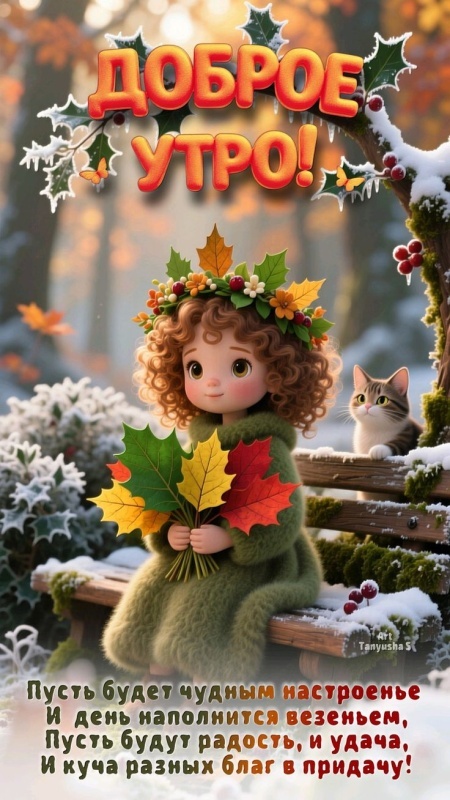 Осенние картинки Доброе утро. Красивые осенние картинки Доброе утро