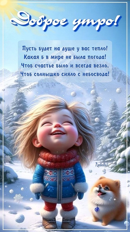 Прикольные картинки Доброе утро. Прикольные картинки Доброе утро (зимние)