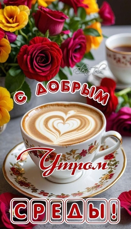 Красивые картинки Доброе утро среды. 
