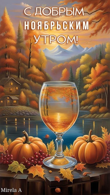Красивые картинки Доброе утро ноября. Красивые картинки Доброе утро ноября