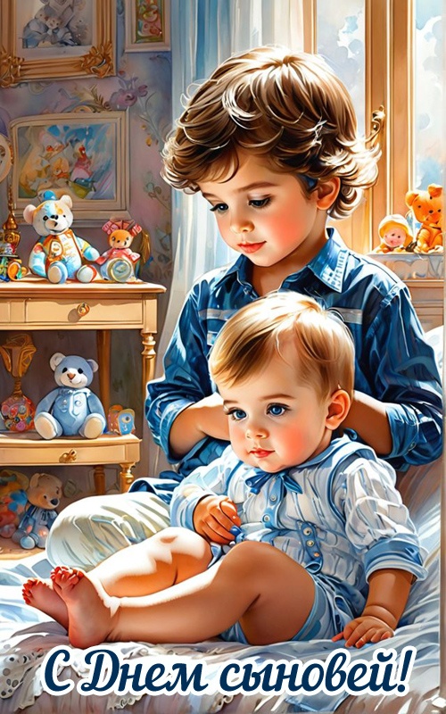 Красивые открытки на День сыновей. Красивые открытки с Днем сыновей для родителей