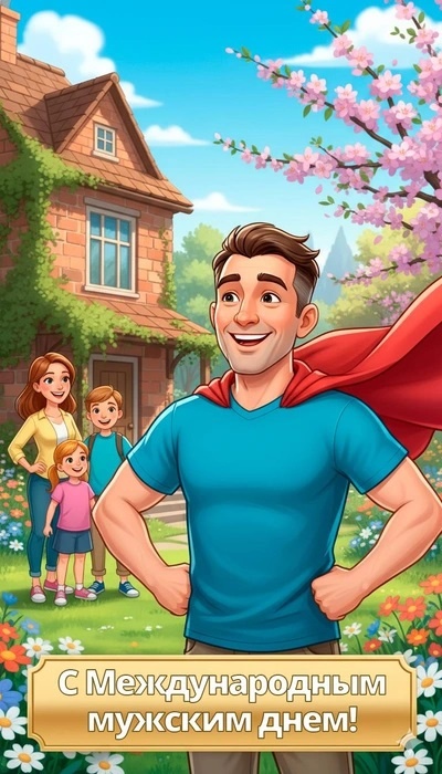 Картинки на Международный мужской день (55 открыток). Международный мужской день: картинки с поздравлениями