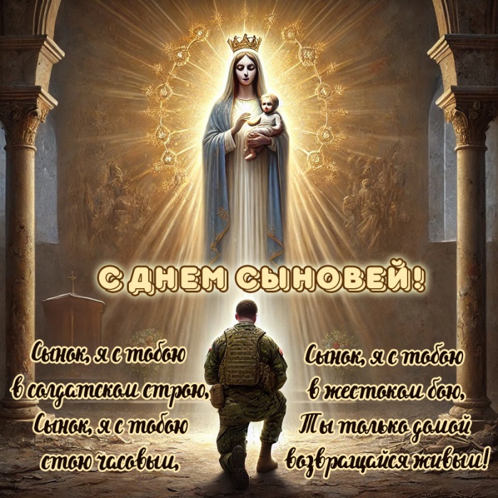 Красивые открытки на День сыновей. С Днем сыновей - открытки для поздравления сына