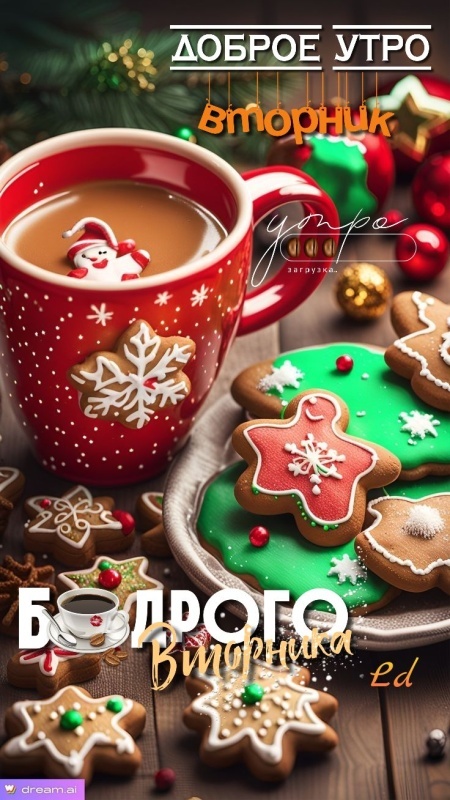 Красивые картинки Доброе утро вторника. Зимние картинки Доброе утро вторника