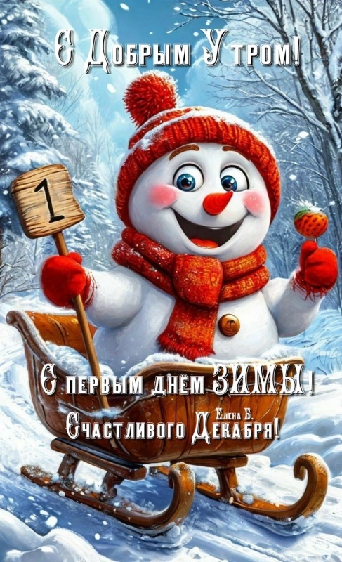 Картинки с первым днем зимы и с началом зимы. Красивые картинки с первым днем зимы