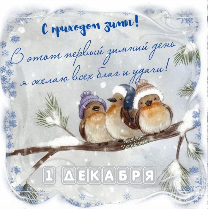Картинки с первым днем зимы и с началом зимы. Картинки с первым днем зимы и с началом зимы