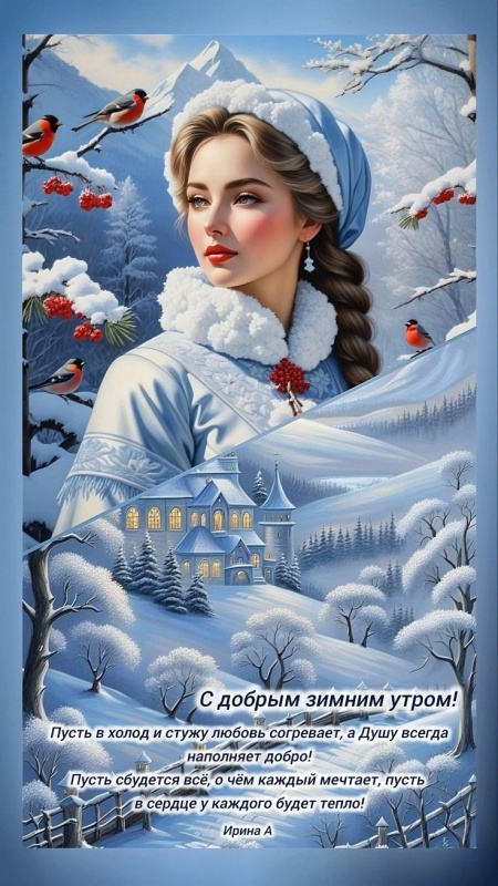 Красивые картинки Доброе утро декабря. Зимние картинки "Доброе утро декабря"
