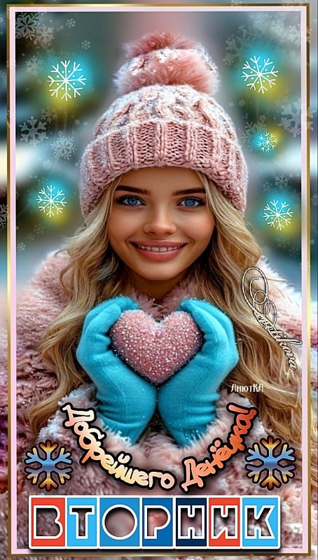 Красивые картинки Доброе утро вторника. Зимние картинки Доброе утро вторника