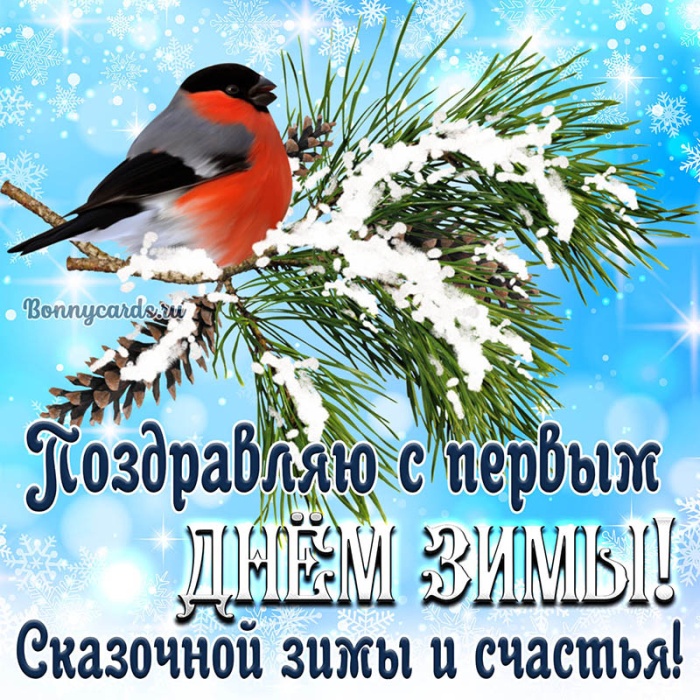 Картинки с первым днем зимы и с началом зимы. Картинки с первым днем зимы и с началом зимы