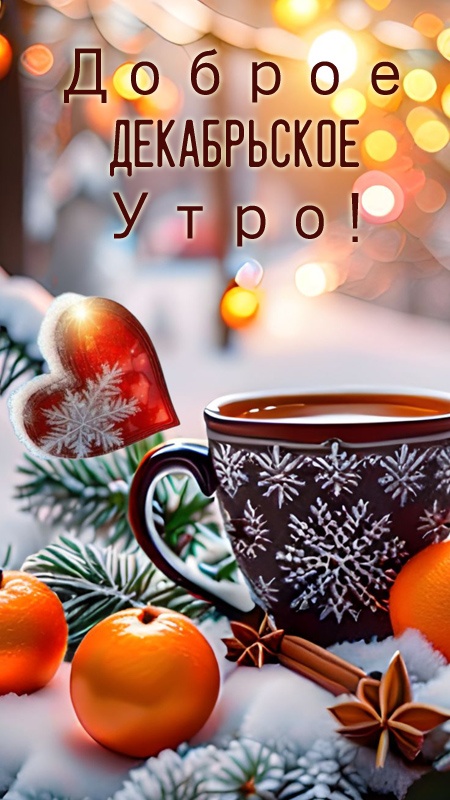 Красивые картинки Доброе утро декабря. Красивые и новые картинки Доброе утро декабря