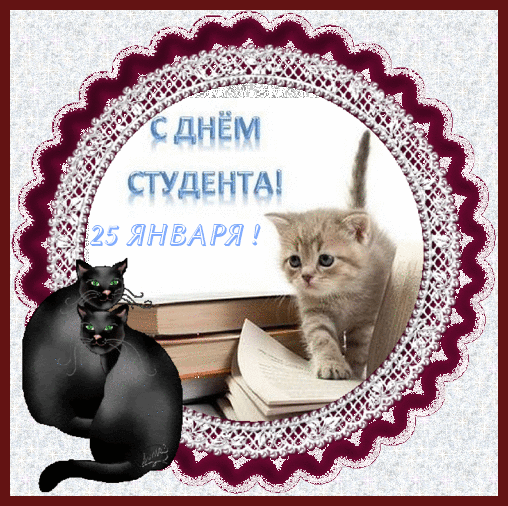 160 картинок с Днем студента 2023. Гифки