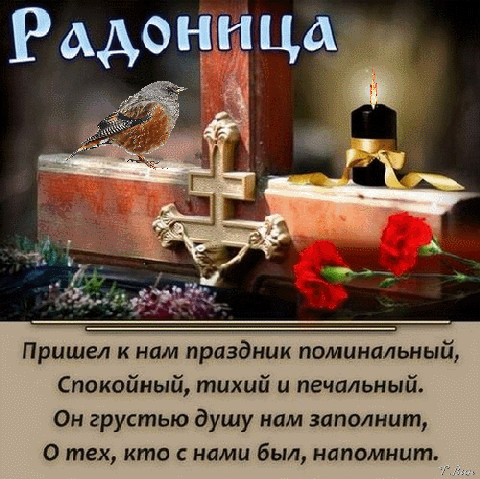 Красивые картинки с Радоницей (155 открыток). Гифки с Радоницей